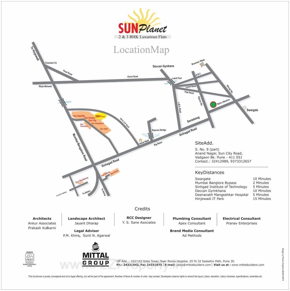  of real estate project Sun Planet located at Wadgaon-bk, Pune, Maharashtra