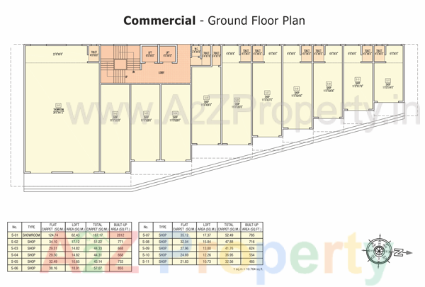 Floor Plan Gallery 5 of real estate project Sun Radiant located at Kondhwa-bk, Pune, Maharashtra