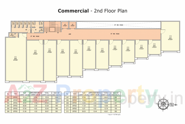 Floor Plan Gallery 7 of real estate project Sun Radiant located at Kondhwa-bk, Pune, Maharashtra