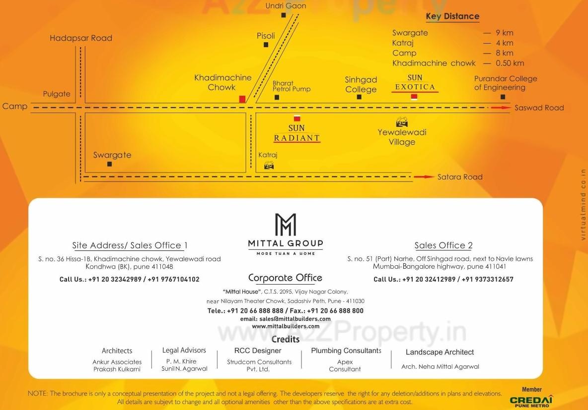  of real estate project Sun Radiant located at Kondhwa-bk, Pune, Maharashtra