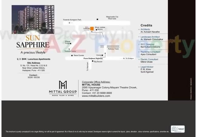  of real estate project Sun Sapphire located at Hadapsar, Pune, Maharashtra