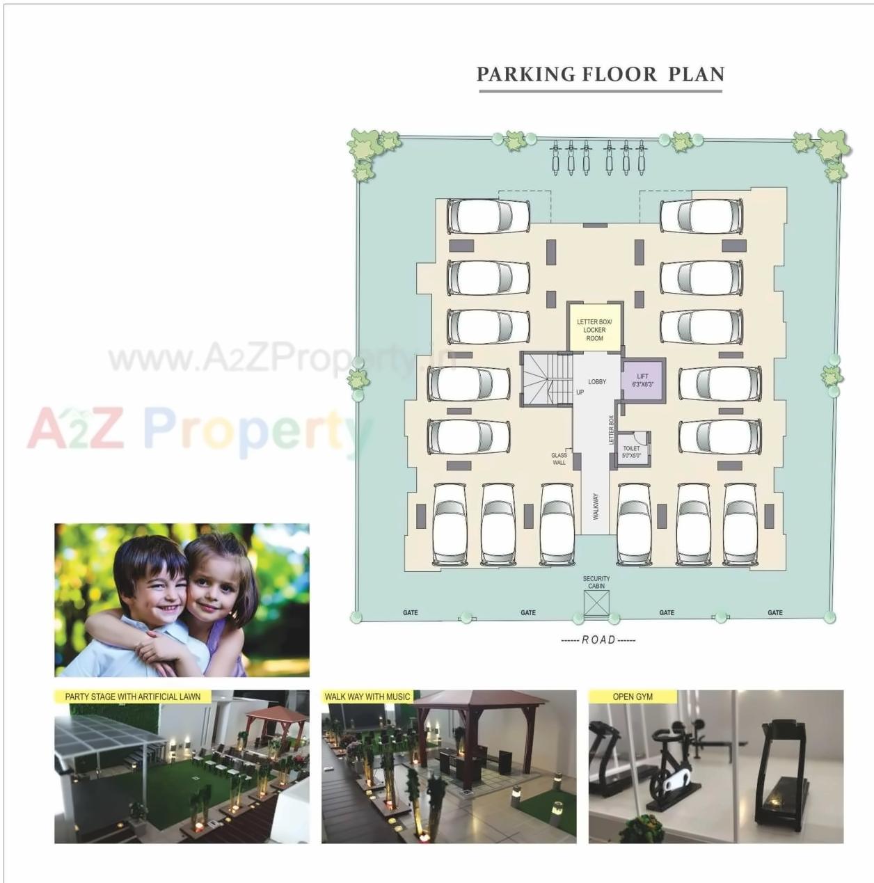 Layout of real estate project Sunshine Residency located at Pune-m-corp, Pune, Maharashtra