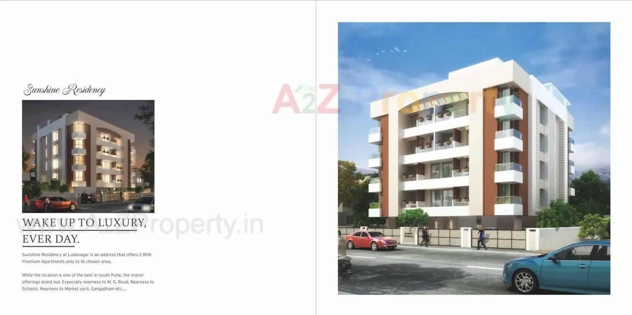 3D Elevation of real estate project Sunshine Residency located at Pune-m-corp, Pune, Maharashtra