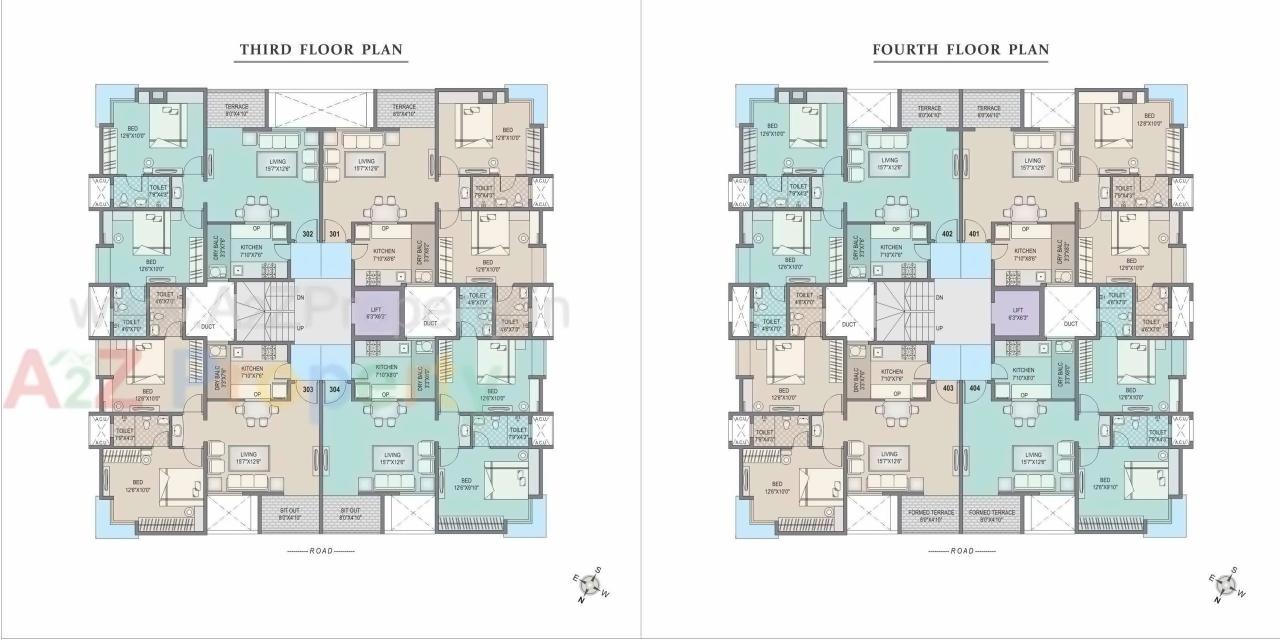 Layout of real estate project Sunshine Residency located at Pune-m-corp, Pune, Maharashtra