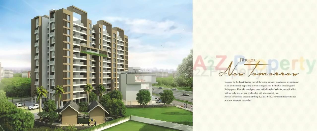 3D Elevation of real estate project Sunwinds Residential located at Bavdhan-kh, Pune, Maharashtra