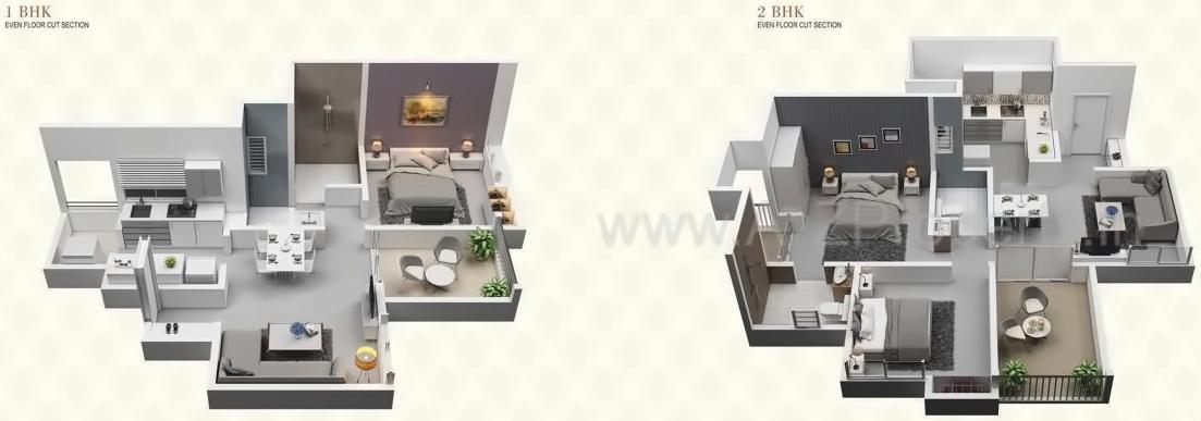 Layout of real estate project Sunwinds Residential located at Bavdhan-kh, Pune, Maharashtra