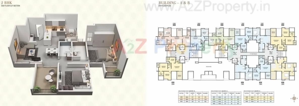 Layout of real estate project Sunwinds Residential located at Bavdhan-kh, Pune, Maharashtra