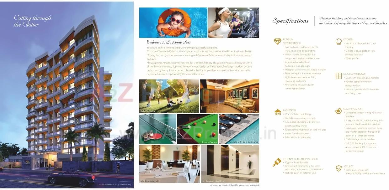  of real estate project Supreme Amadore located at Baner, Pune, Maharashtra