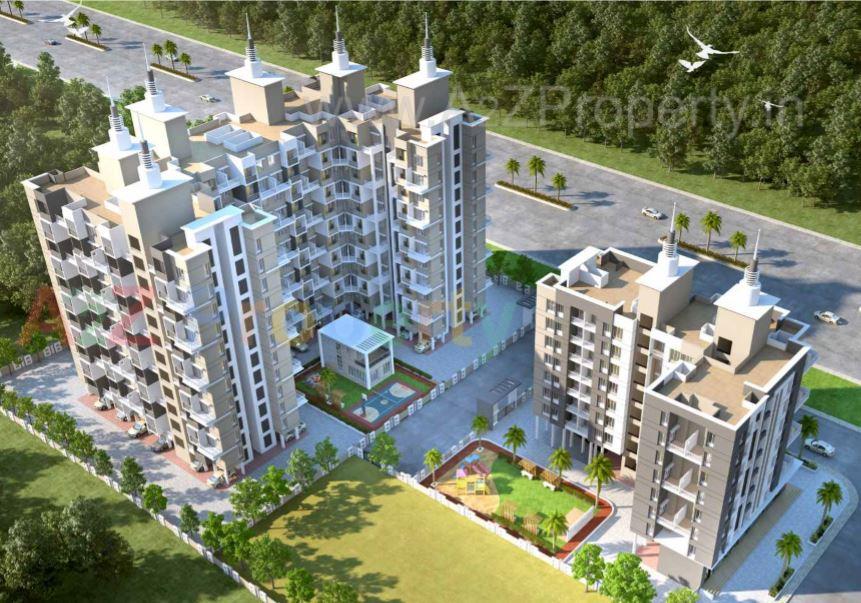 3D Elevation of real estate project Surabhi Iconica located at Nanekarwadi-ct, Pune, Maharashtra