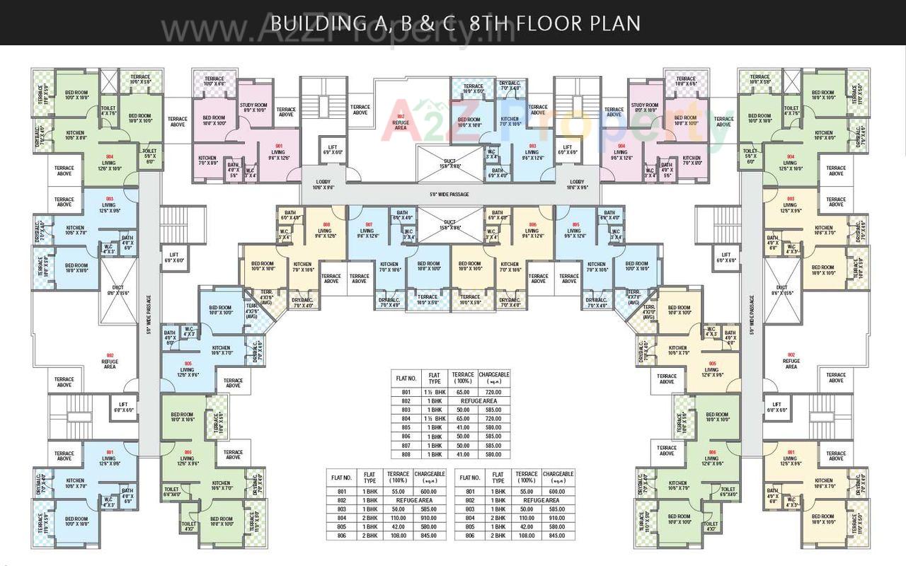 Floor3 of real estate project Surabhi Iconica located at Nanekarwadi-ct, Pune, Maharashtra