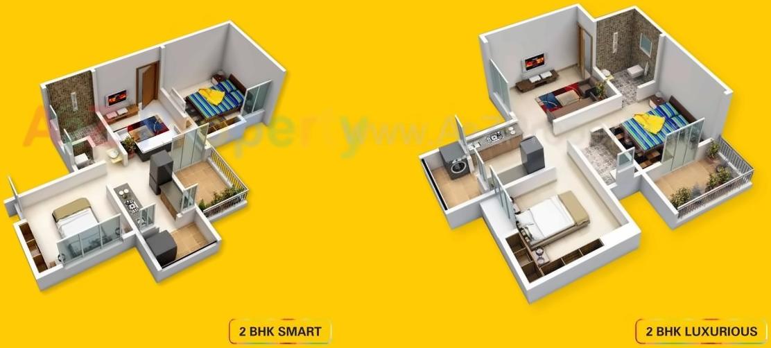 Layout of real estate project Surabhi Iconica located at Nanekarwadi-ct, Pune, Maharashtra