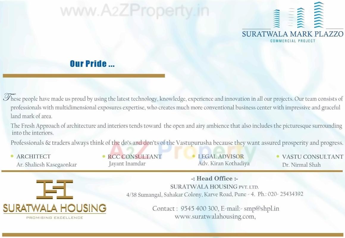  of real estate project Suratwala Mark Plazzo located at Hinjavadi-ct, Pune, Maharashtra