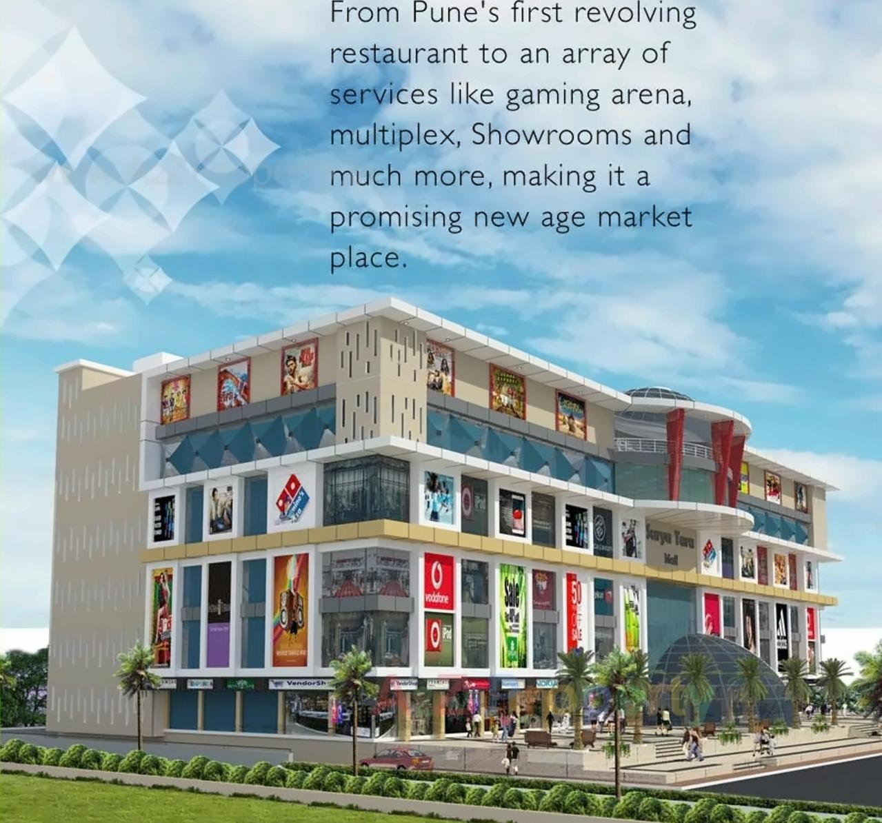 3D Elevation of real estate project Surya Tara Square Mall Llp located at Kadamwak-wasti, Pune, Maharashtra