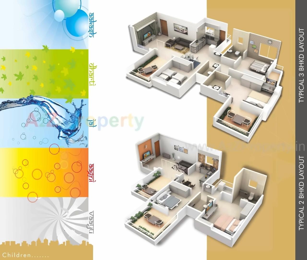 Layout of real estate project Suvan Cresta located at Pune-m-corp, Pune, Maharashtra