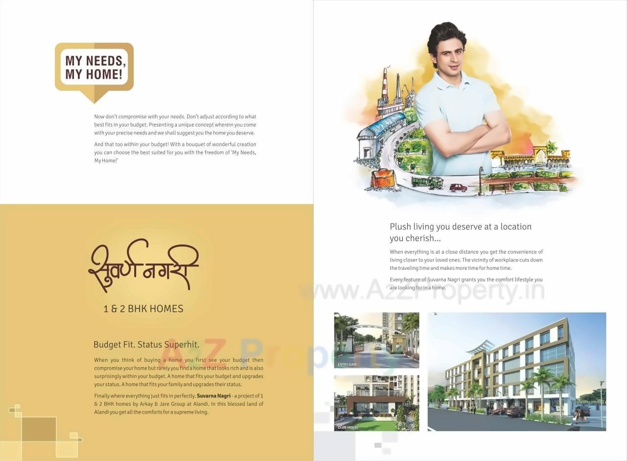  of real estate project Suvarna Nagari located at Charholi, Pune, Maharashtra