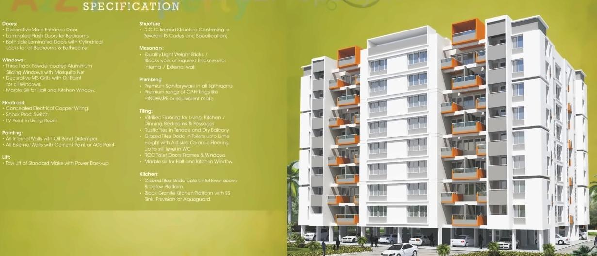 3D Elevation of real estate project Suyash Greens located at Somatane, Pune, Maharashtra