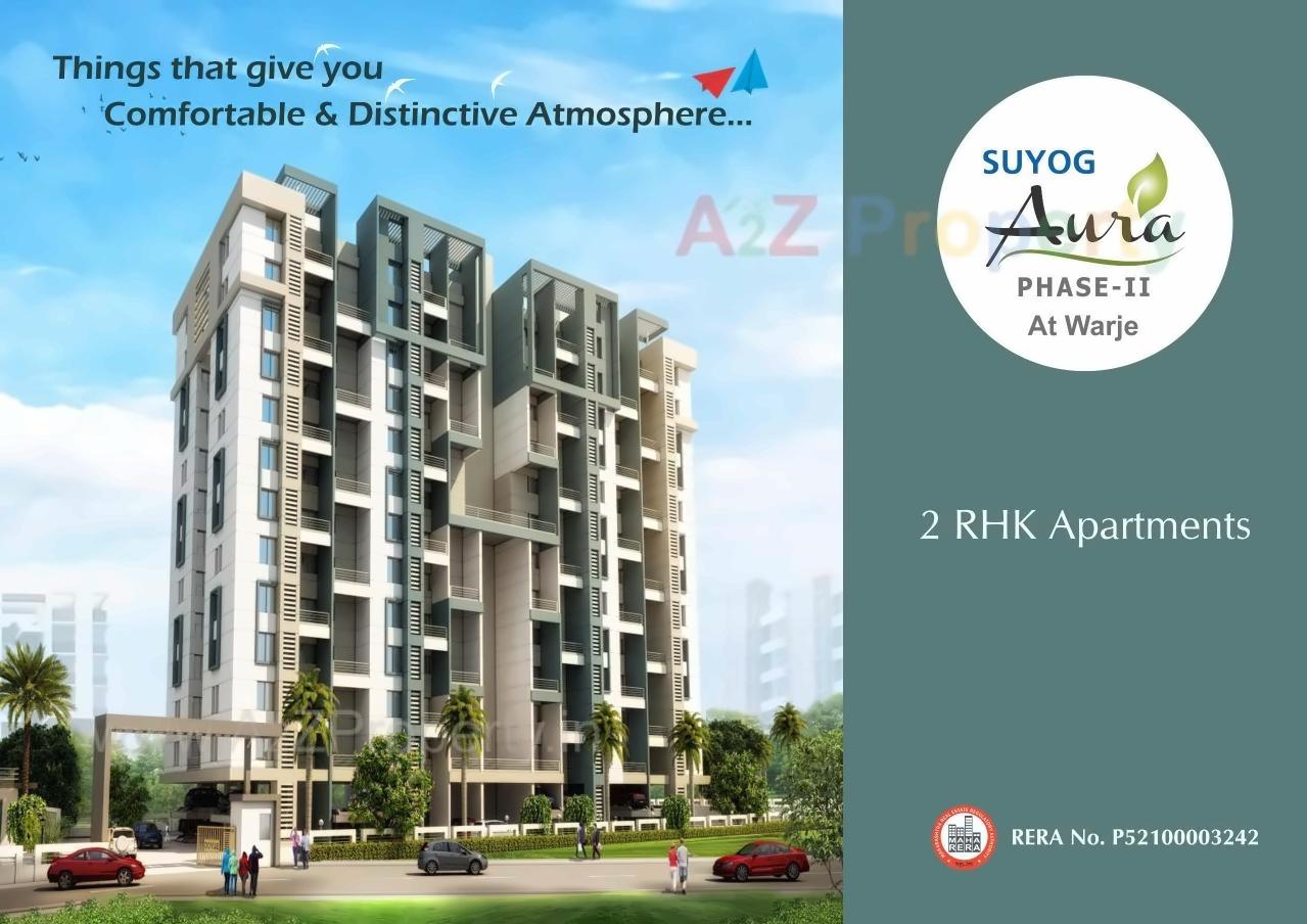 3D Elevation of real estate project Suyog Aura located at Warje, Pune, Maharashtra