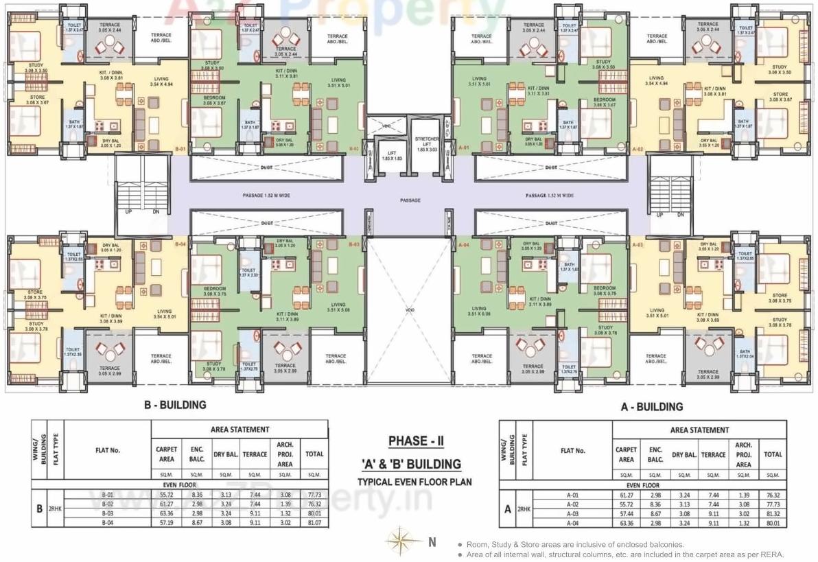 Layout of real estate project Suyog Aura located at Warje, Pune, Maharashtra