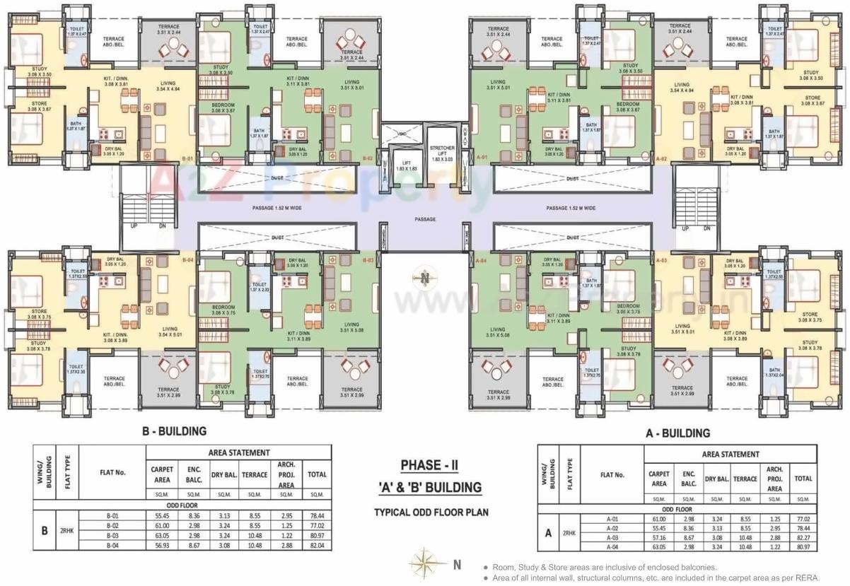 Layout of real estate project Suyog Aura located at Warje, Pune, Maharashtra