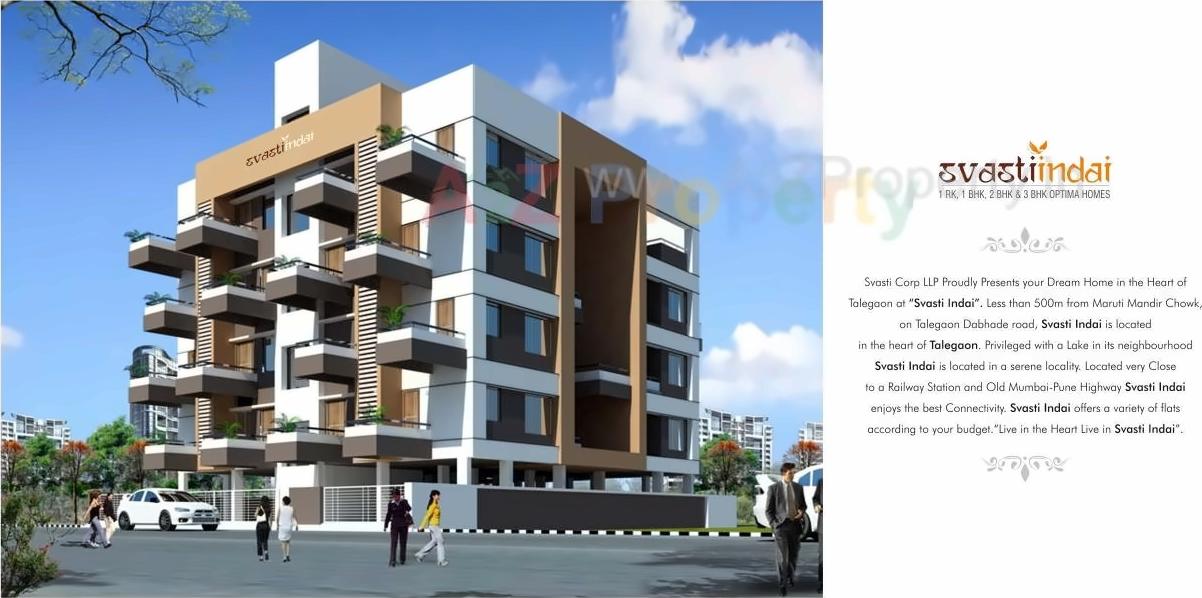 3D Elevation of real estate project Svasti Indai located at Talegaon-dabhade-m-cl, Pune, Maharashtra