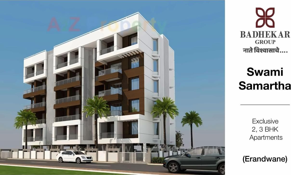 3D Elevation of real estate project Swami Samarth located at Kothrud, Pune, Maharashtra
