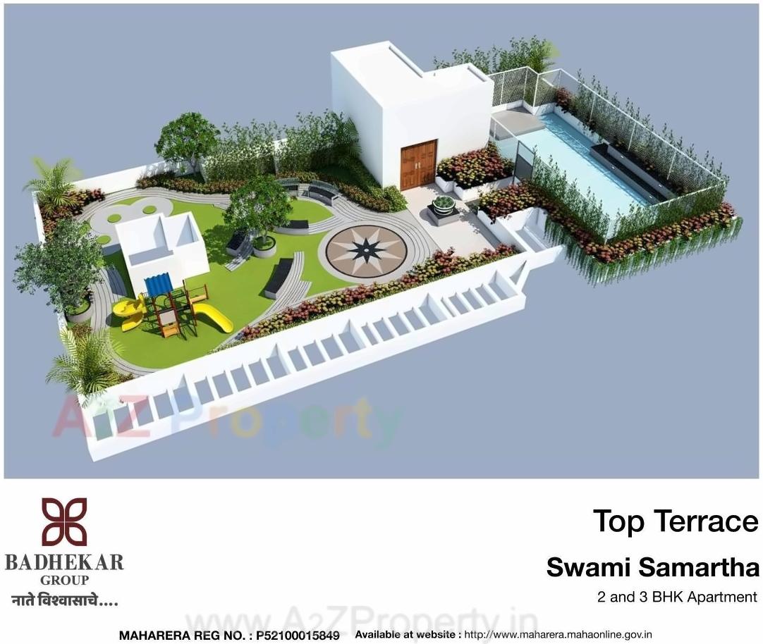 Layout of real estate project Swami Samarth located at Kothrud, Pune, Maharashtra