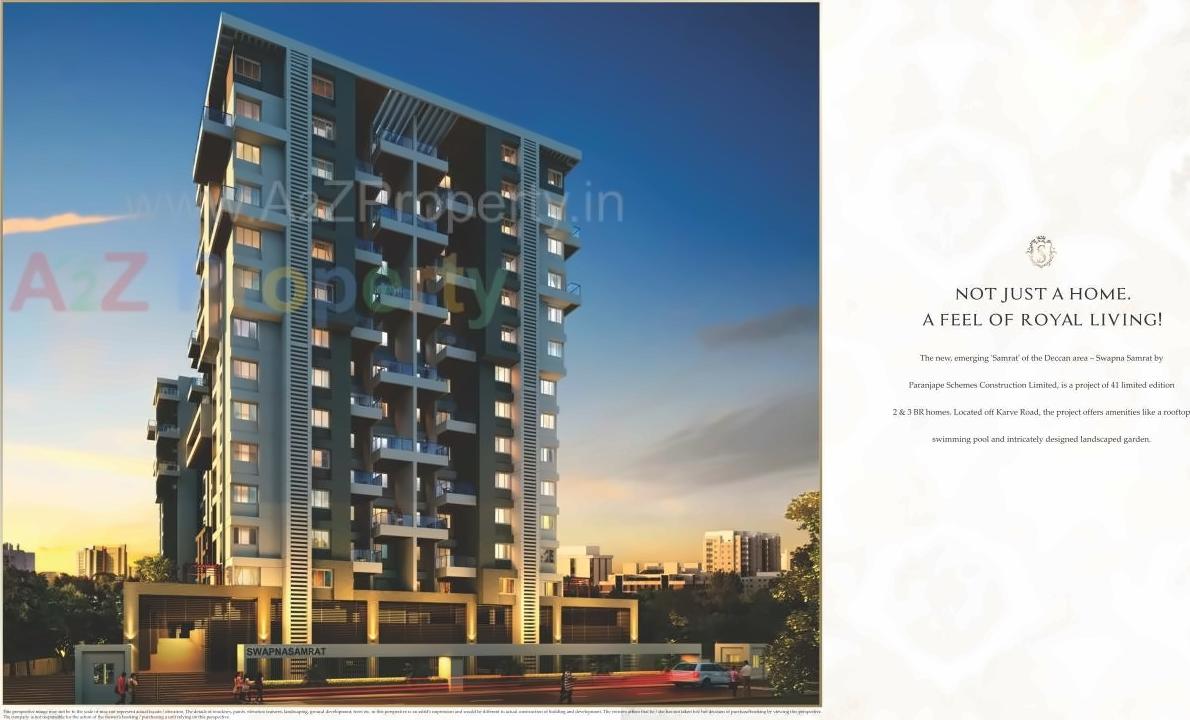 3D Elevation of real estate project Swapnasamrat located at Pune-m-corp, Pune, Maharashtra
