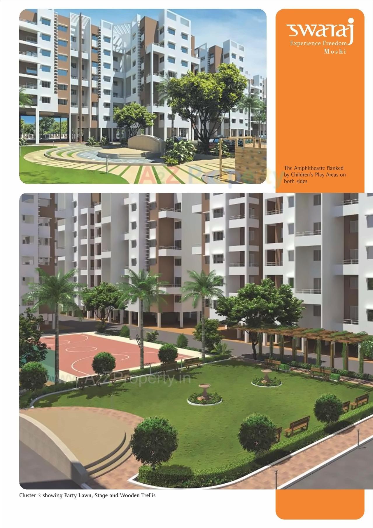 3D Elevation of real estate project Swaraj Tuv located at Pimpri-chinchawad-m-corp, Pune, Maharashtra