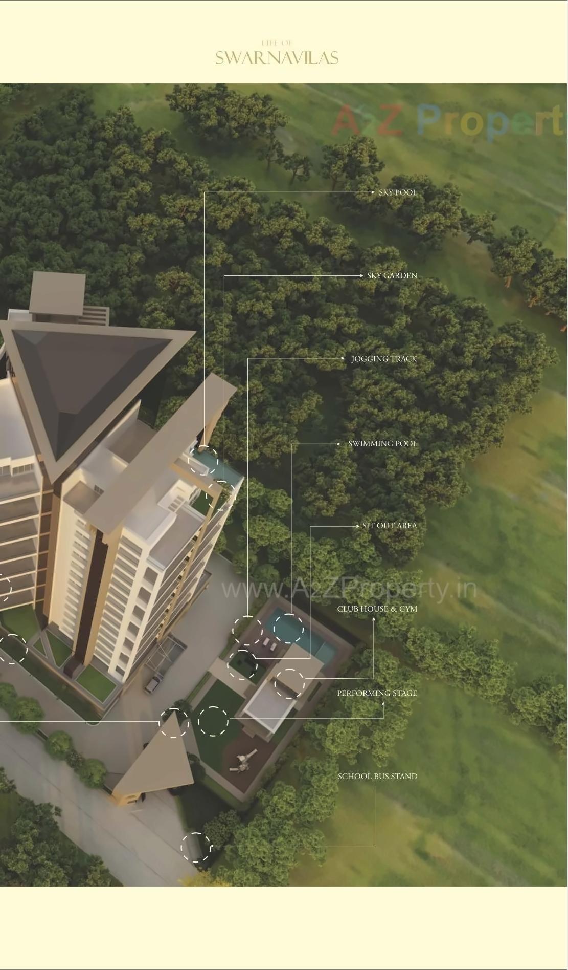 3D Elevation of real estate project Swarnavilas located at Pashan, Pune, Maharashtra