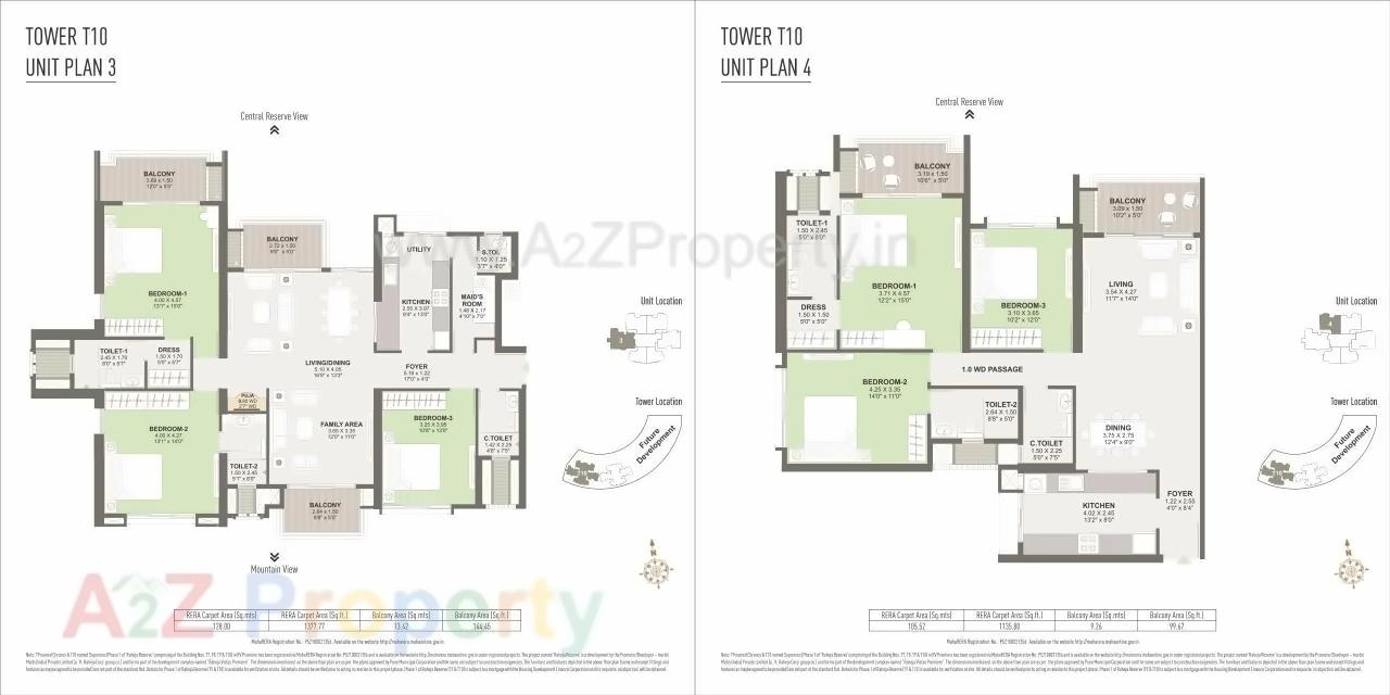 Layout of real estate project T9 Chronos T10 Supremus Of Raheja Reserve Being S T7 T8 T9 T10 In Rv Premiere located at Mohammadwadi, Pune, Maharashtra