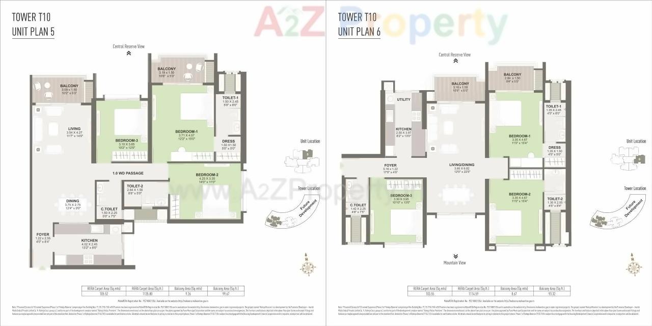 Layout of real estate project T9 Chronos T10 Supremus Of Raheja Reserve Being S T7 T8 T9 T10 In Rv Premiere located at Mohammadwadi, Pune, Maharashtra