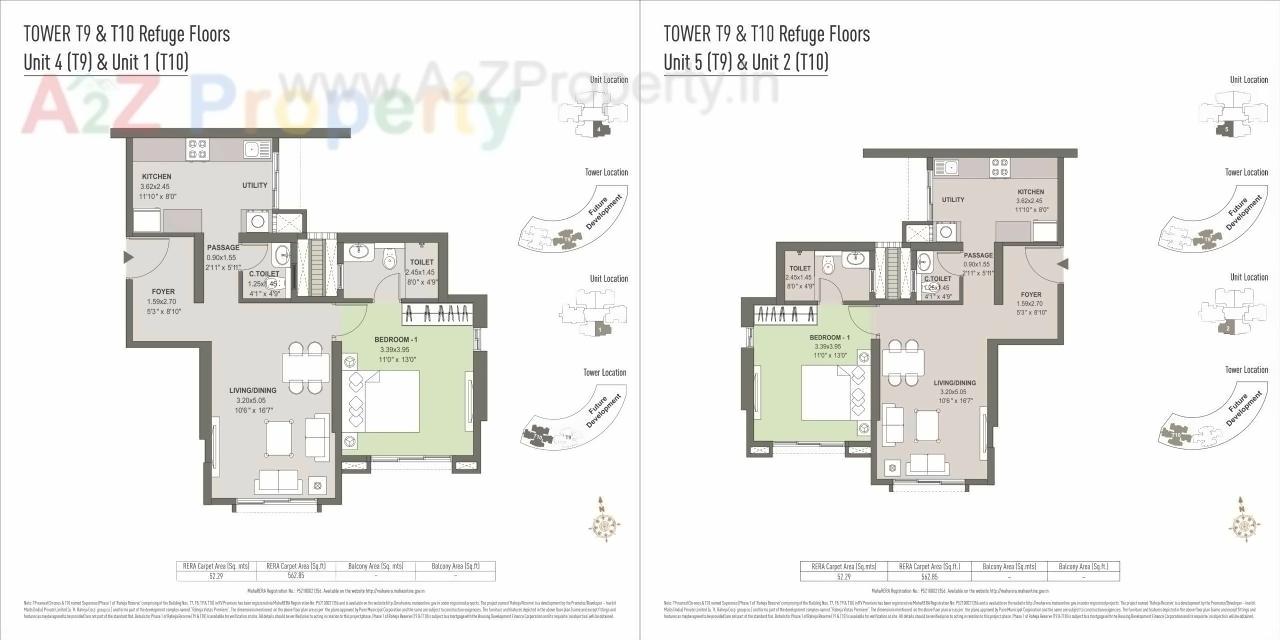 Layout of real estate project T9 Chronos T10 Supremus Of Raheja Reserve Being S T7 T8 T9 T10 In Rv Premiere located at Mohammadwadi, Pune, Maharashtra