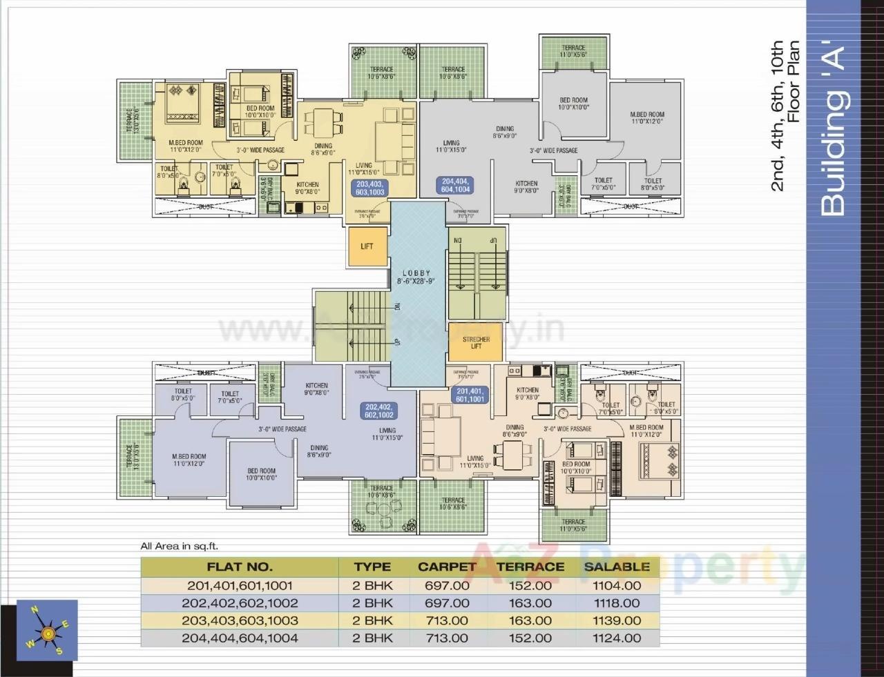 Layout of real estate project Tamara located at Pimpale-saudagar, Pune, Maharashtra