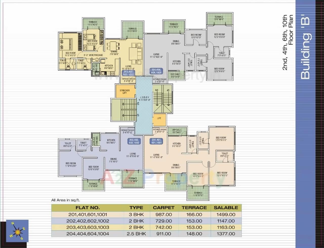Layout of real estate project Tamara located at Pimpale-saudagar, Pune, Maharashtra