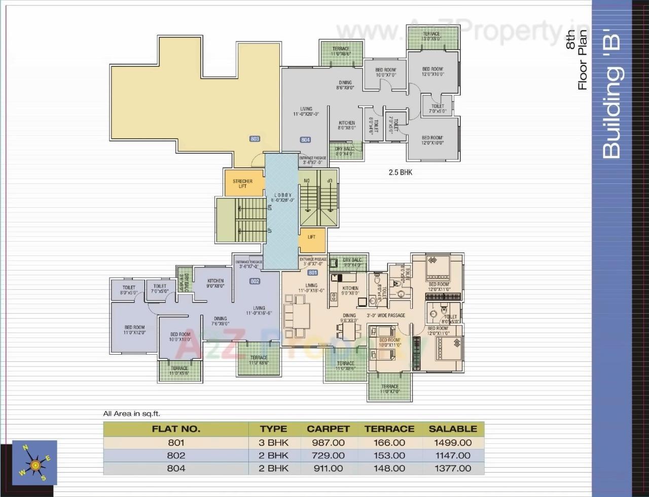 Layout of real estate project Tamara located at Pimpale-saudagar, Pune, Maharashtra