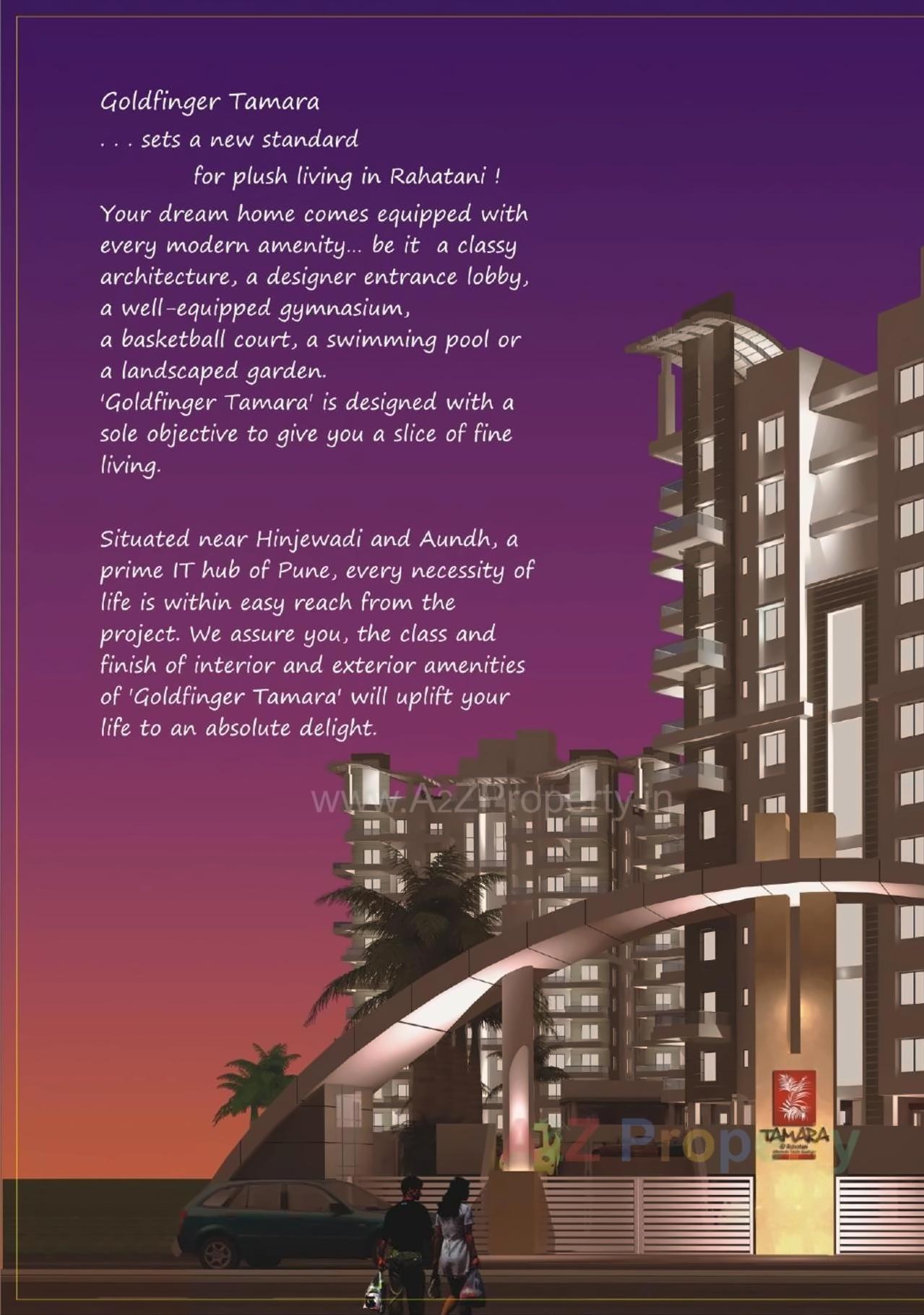 3D Elevation of real estate project Tamara located at Pimpale-saudagar, Pune, Maharashtra