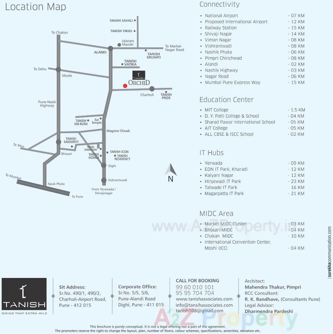  of real estate project Tanish Orchid located at Charholi, Pune, Maharashtra