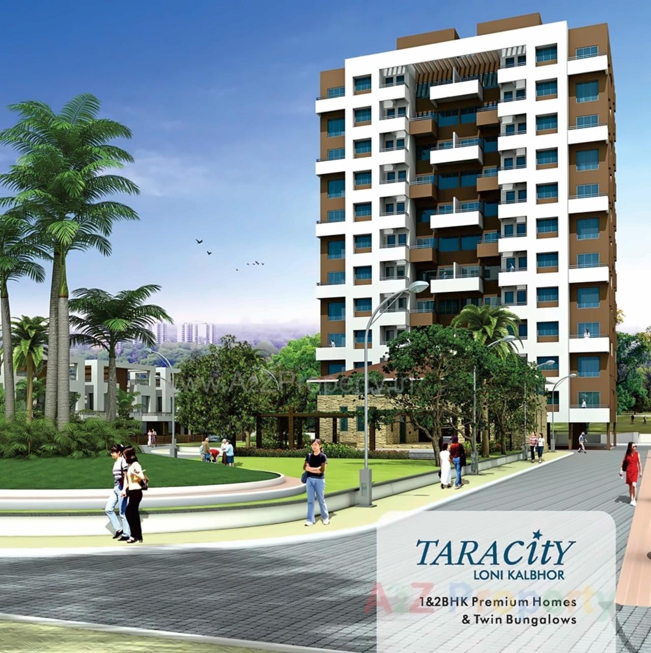 3D Elevation of real estate project Tara City located at Lonikalbhor, Pune, Maharashtra