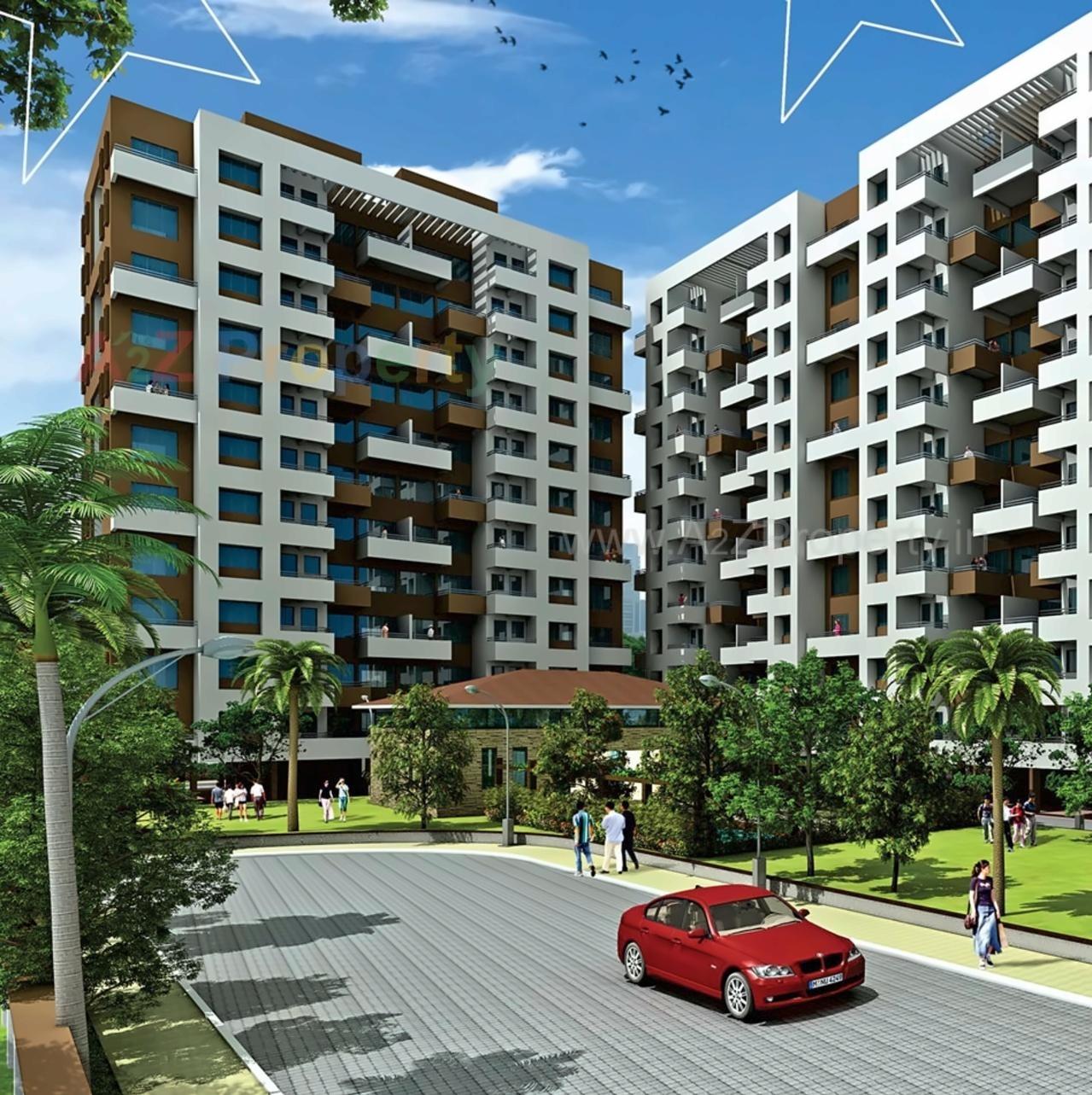 3D Elevation of real estate project Tara City located at Lonikalbhor, Pune, Maharashtra