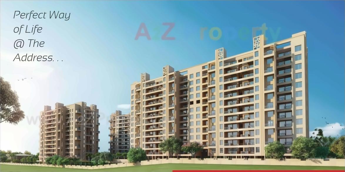 3D Elevation of real estate project The Address located at Pimpri-chinchawad-m-corp, Pune, Maharashtra