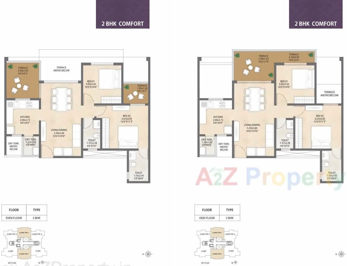 Layout of real estate project The Address located at Pune-m-corp, Pune, Maharashtra