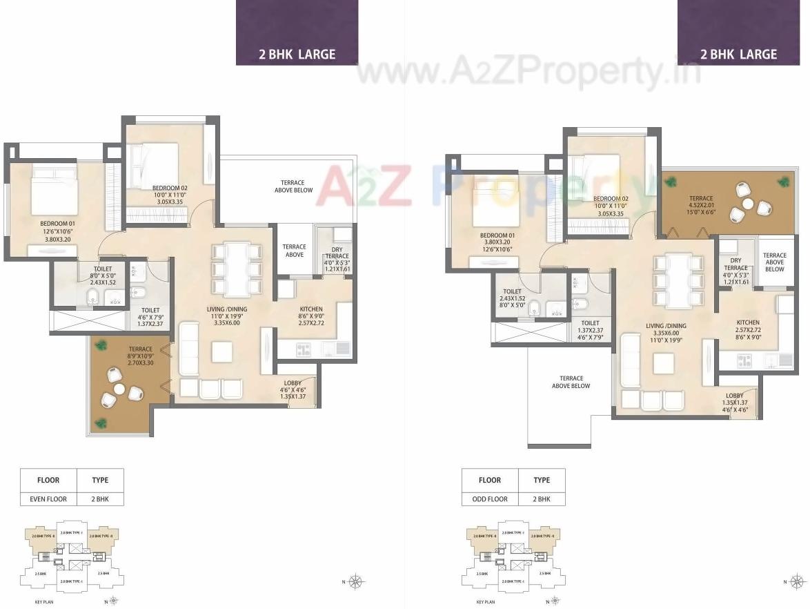 Layout of real estate project The Address located at Pune-m-corp, Pune, Maharashtra