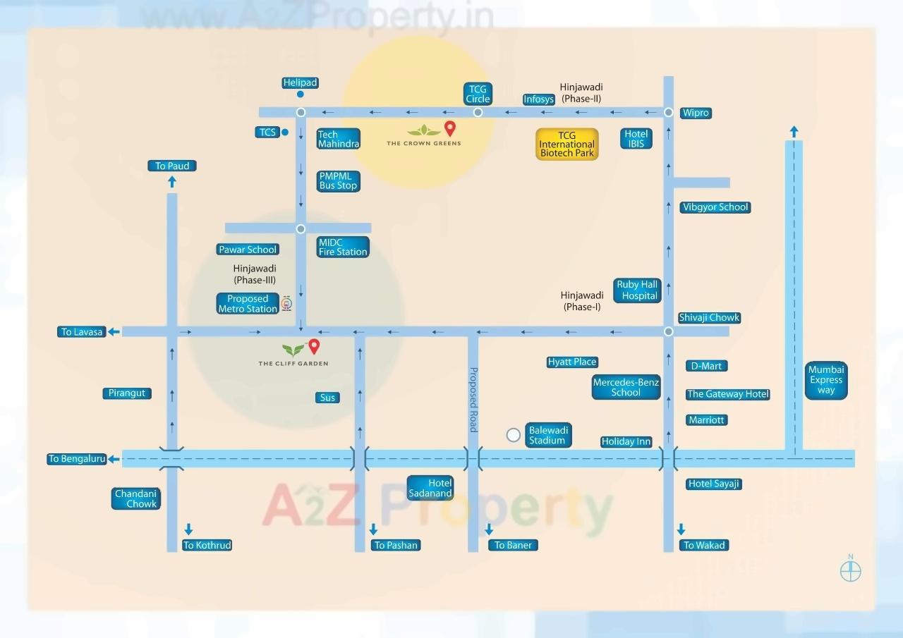  of real estate project The Cliff Garden located at Man, Pune, Maharashtra