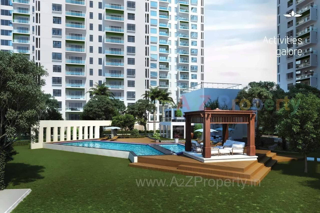 3D Elevation of real estate project The Crown Greens located at Man, Pune, Maharashtra