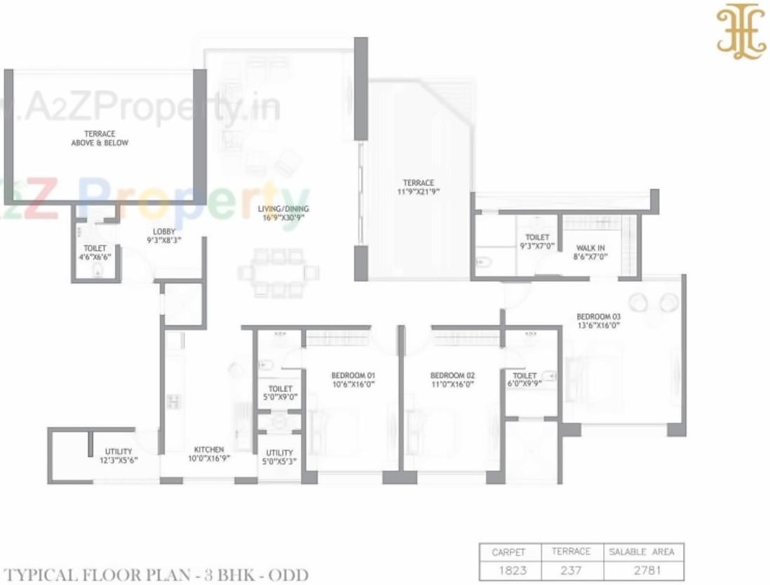 Layout of real estate project The House Of Lords located at Pune-m-corp, Pune, Maharashtra