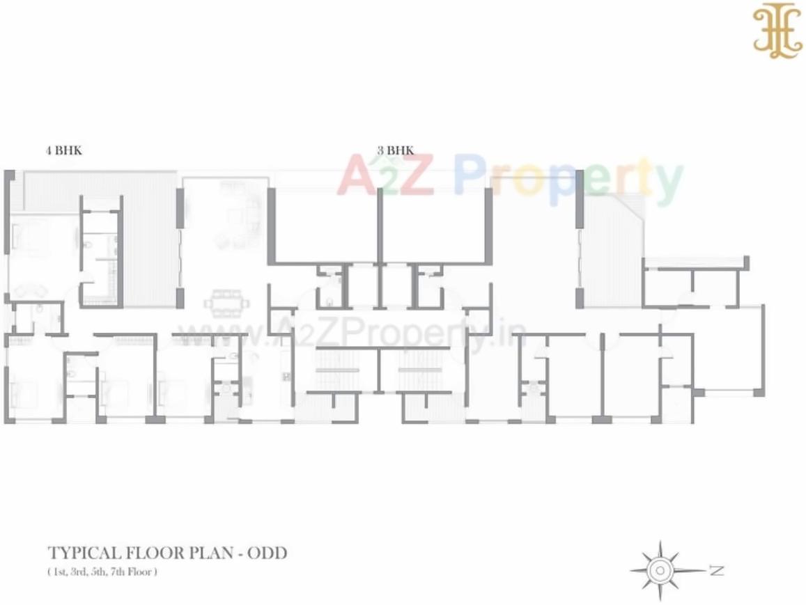 Layout of real estate project The House Of Lords located at Pune-m-corp, Pune, Maharashtra