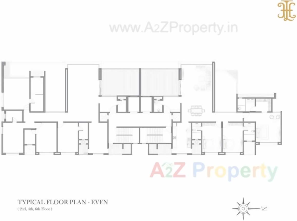 Layout of real estate project The House Of Lords located at Pune-m-corp, Pune, Maharashtra