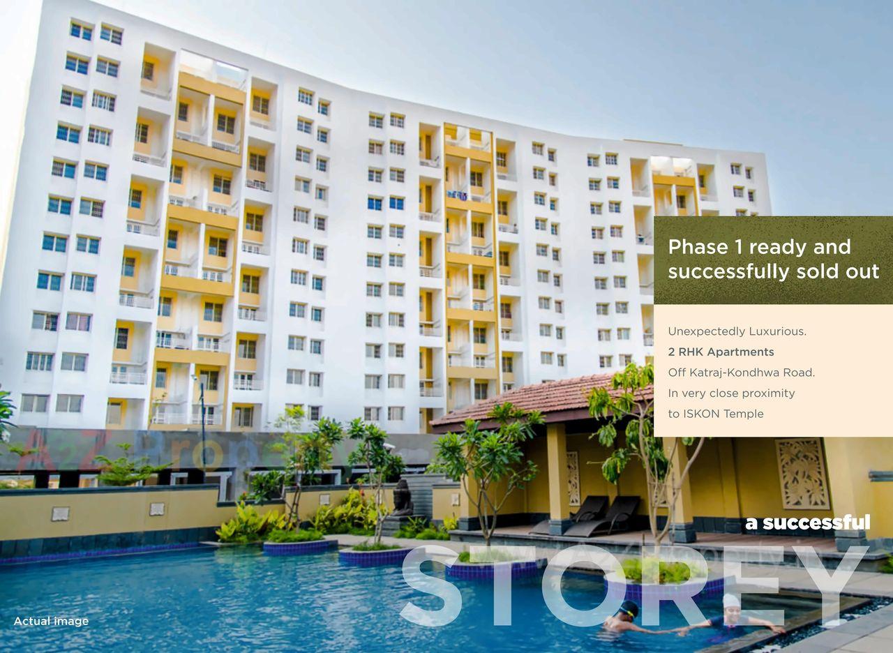 3D Elevation of real estate project The Leaf located at Yawalewadi, Pune, Maharashtra