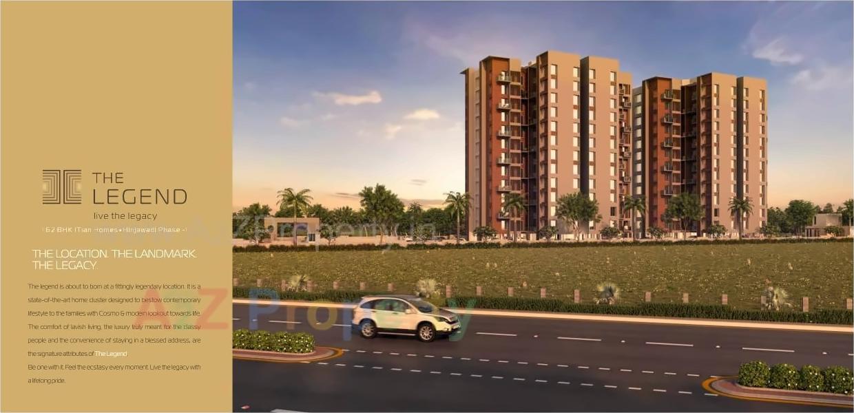 3D Elevation of real estate project The Legend located at Hinjavadi-ct, Pune, Maharashtra