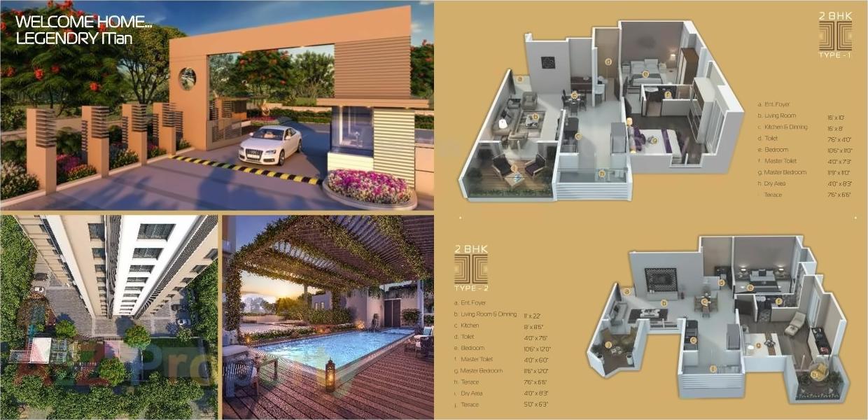 3D Elevation of real estate project The Legend located at Hinjavadi-ct, Pune, Maharashtra